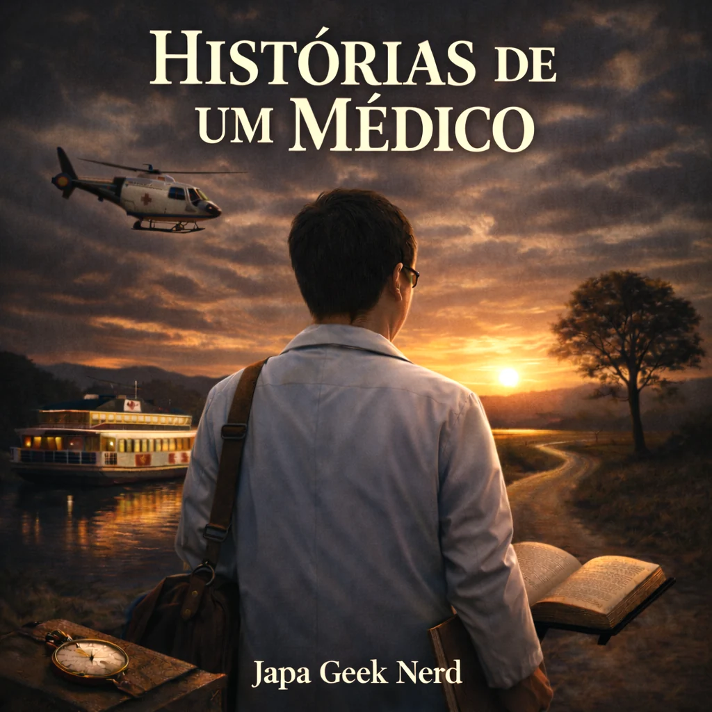 Capa oficial de Histórias de Um Médico, de Japa Geek Nerd